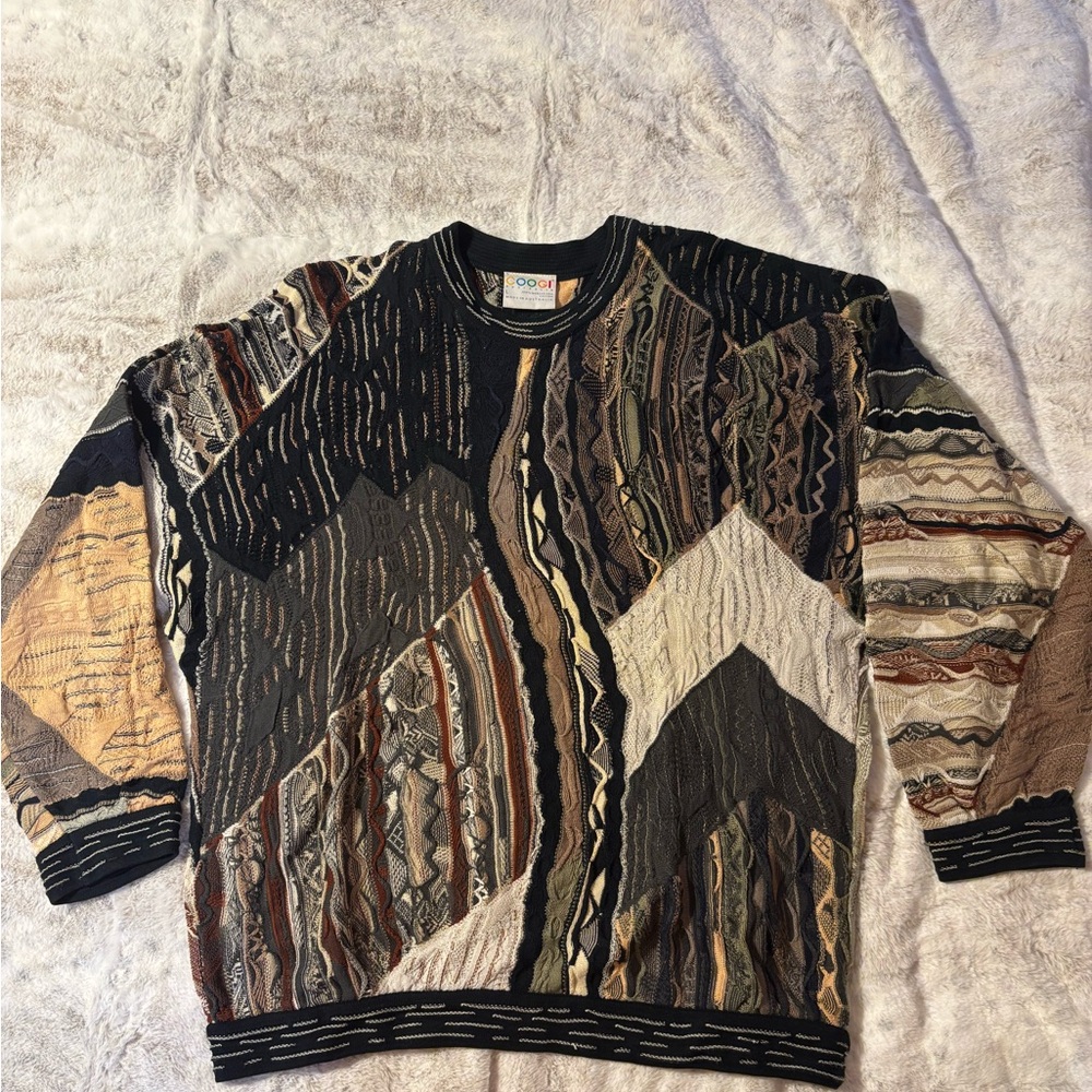 COOGI Men's Multicolor Crewneck Sweater